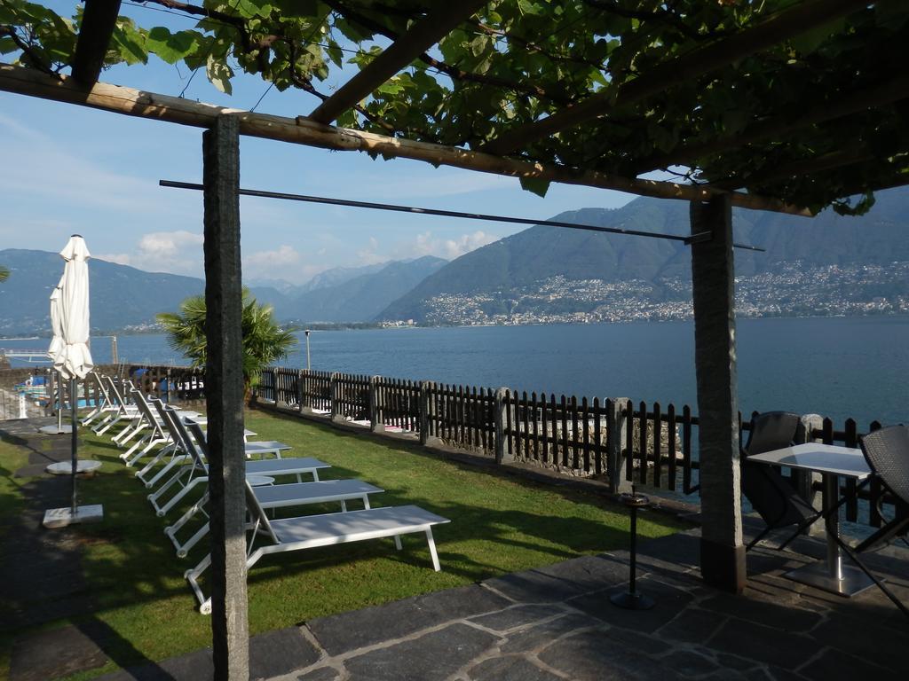 Luxerioeses Apartment 52 Viralago Mit Privatstrand Gambarogno Екстер'єр фото